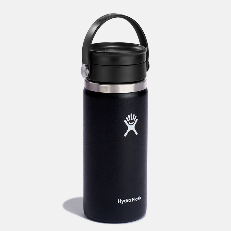 Coffee with Flex Sip&trade; Lid 16 oz בקבוק שתייה פיה רחבה image number null